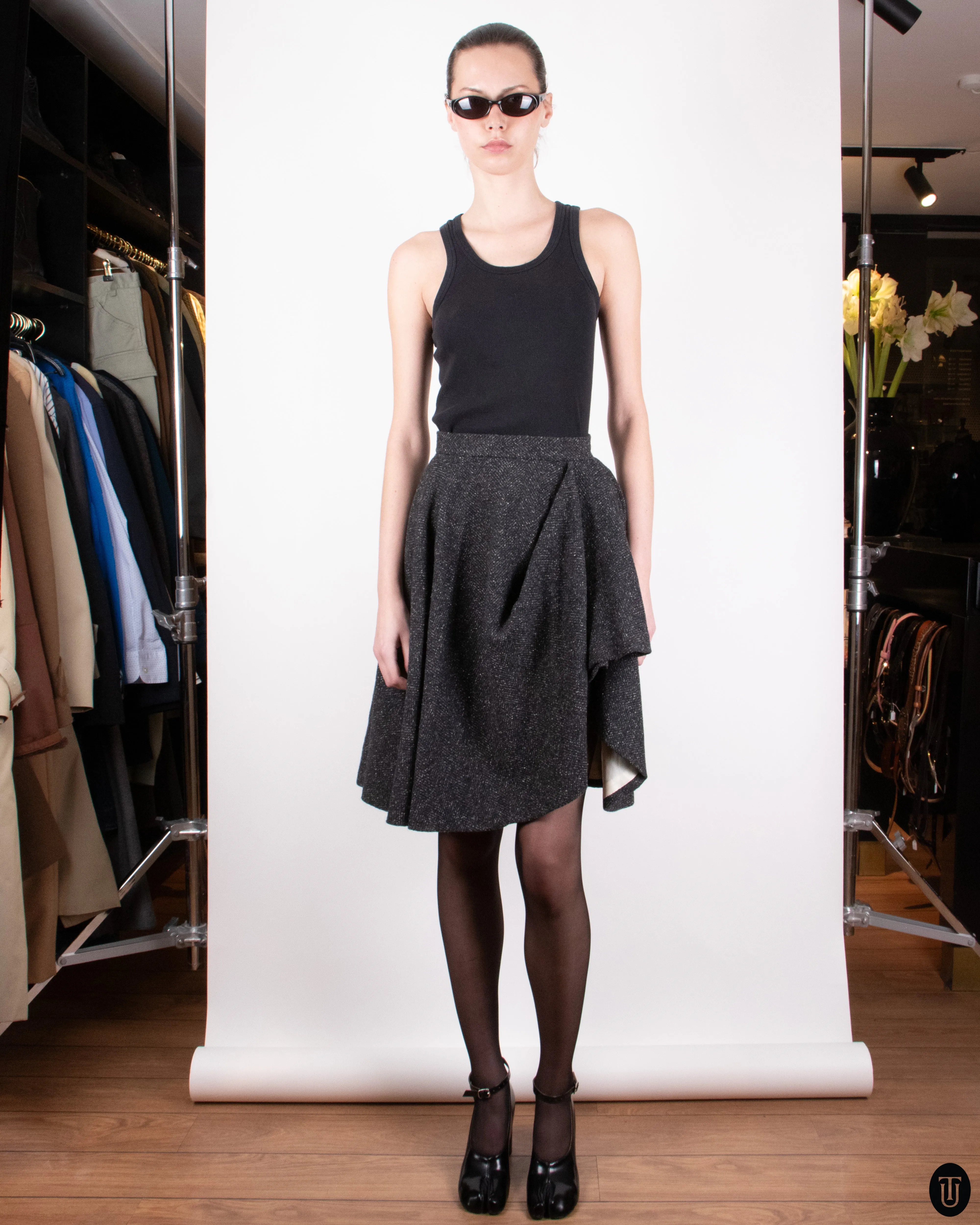 00s Nikoline Liv Andersen Wool Skirt XS