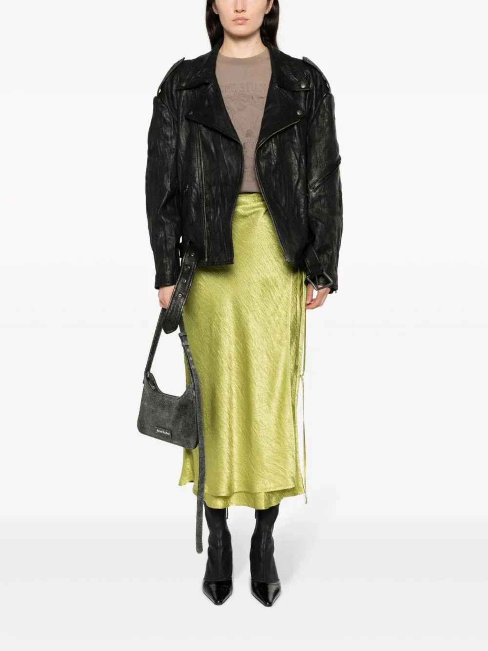 Acne Studios Crinkled Leather Jacket
