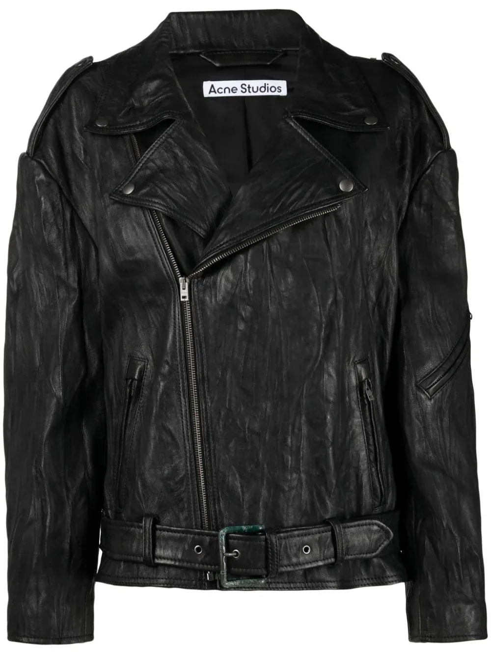 Acne Studios Crinkled Leather Jacket