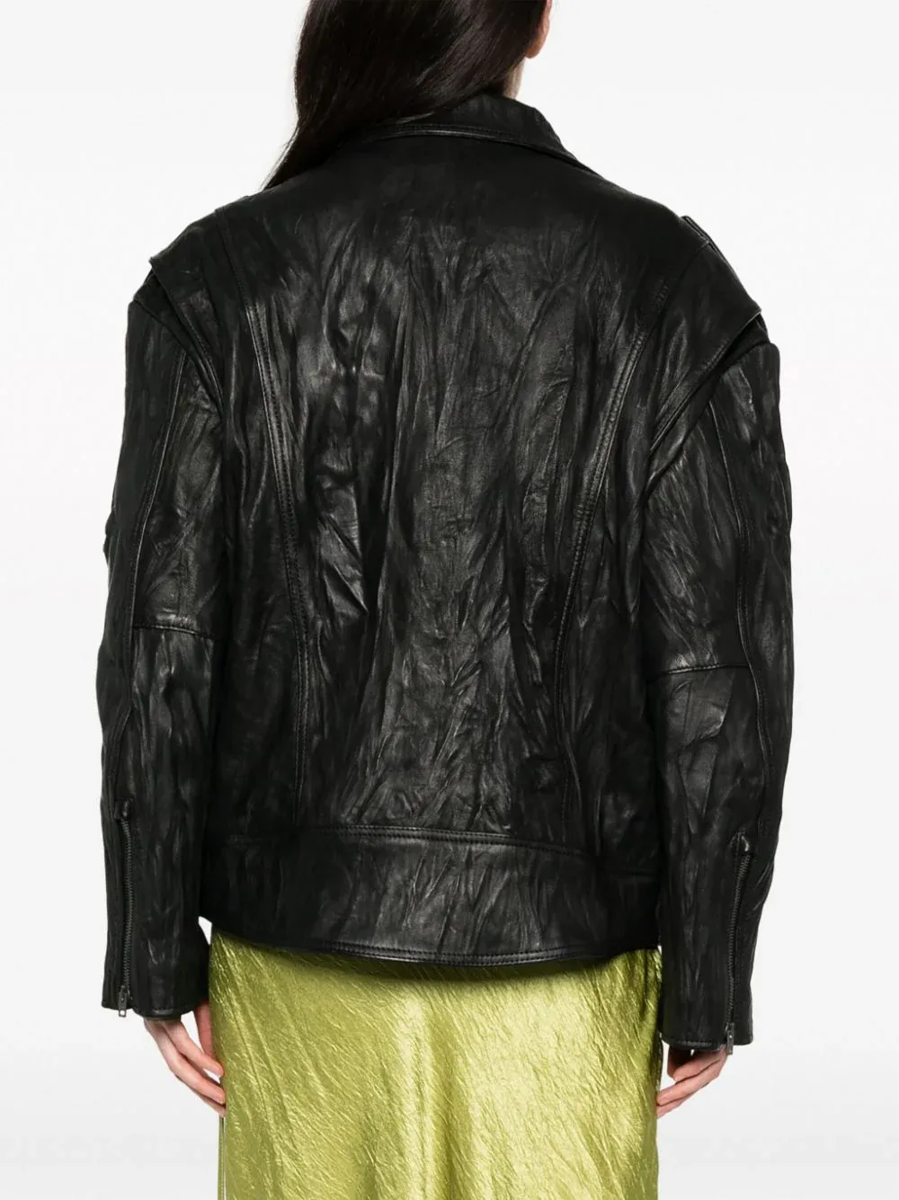 Acne Studios Crinkled Leather Jacket