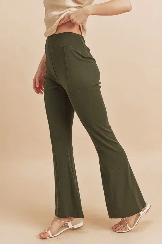 Aemi   Co High Waist Flare Pants S-L