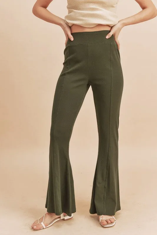 Aemi   Co High Waist Flare Pants S-L