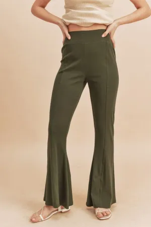 Aemi   Co High Waist Flare Pants S-L
