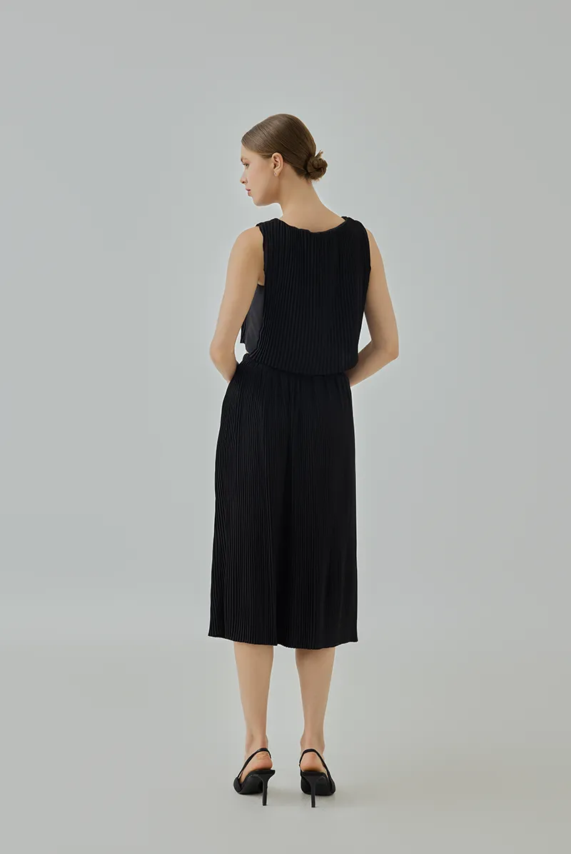 Alexandra Pleated A-Line Skirt