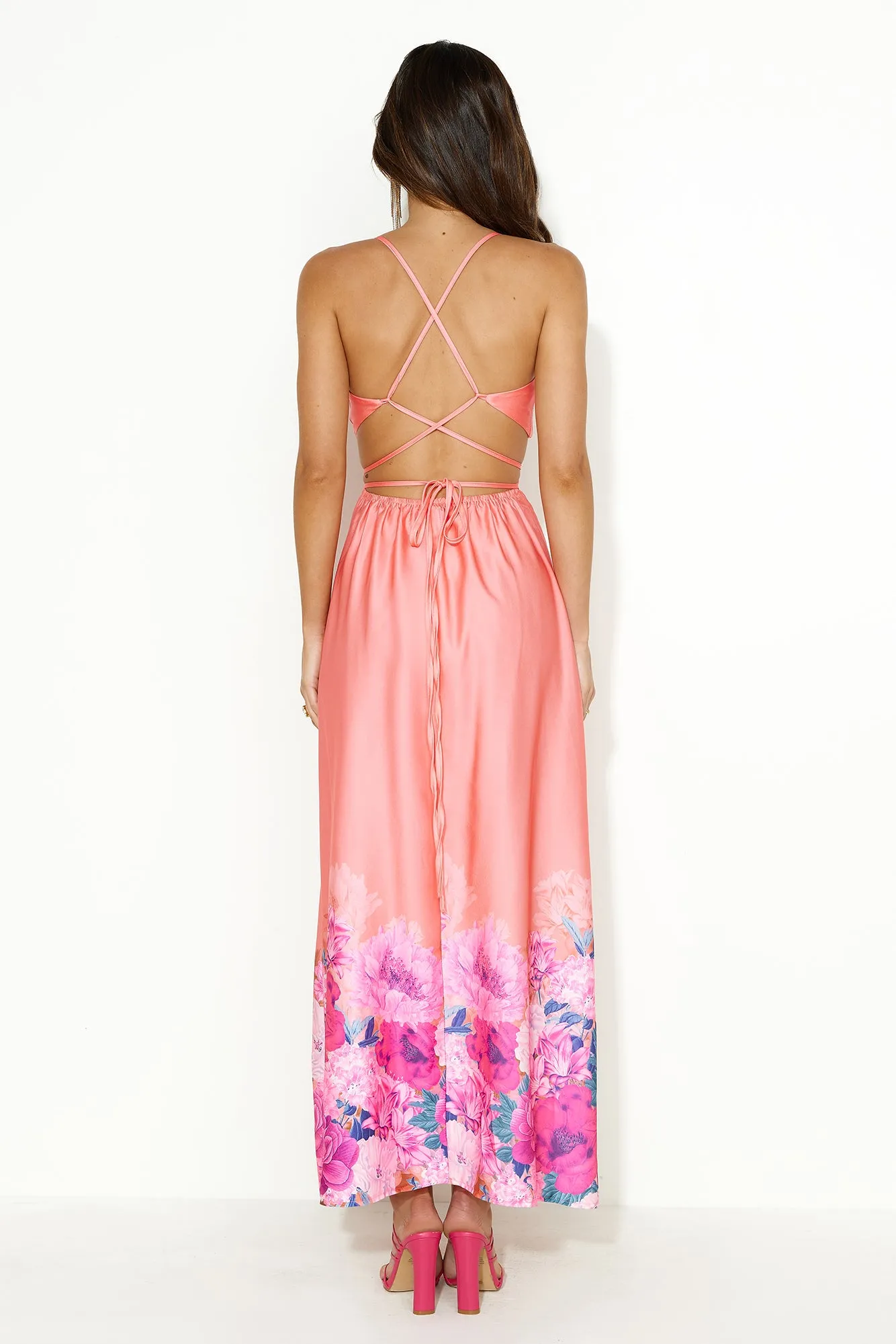 All For Fun Maxi Dress Pink