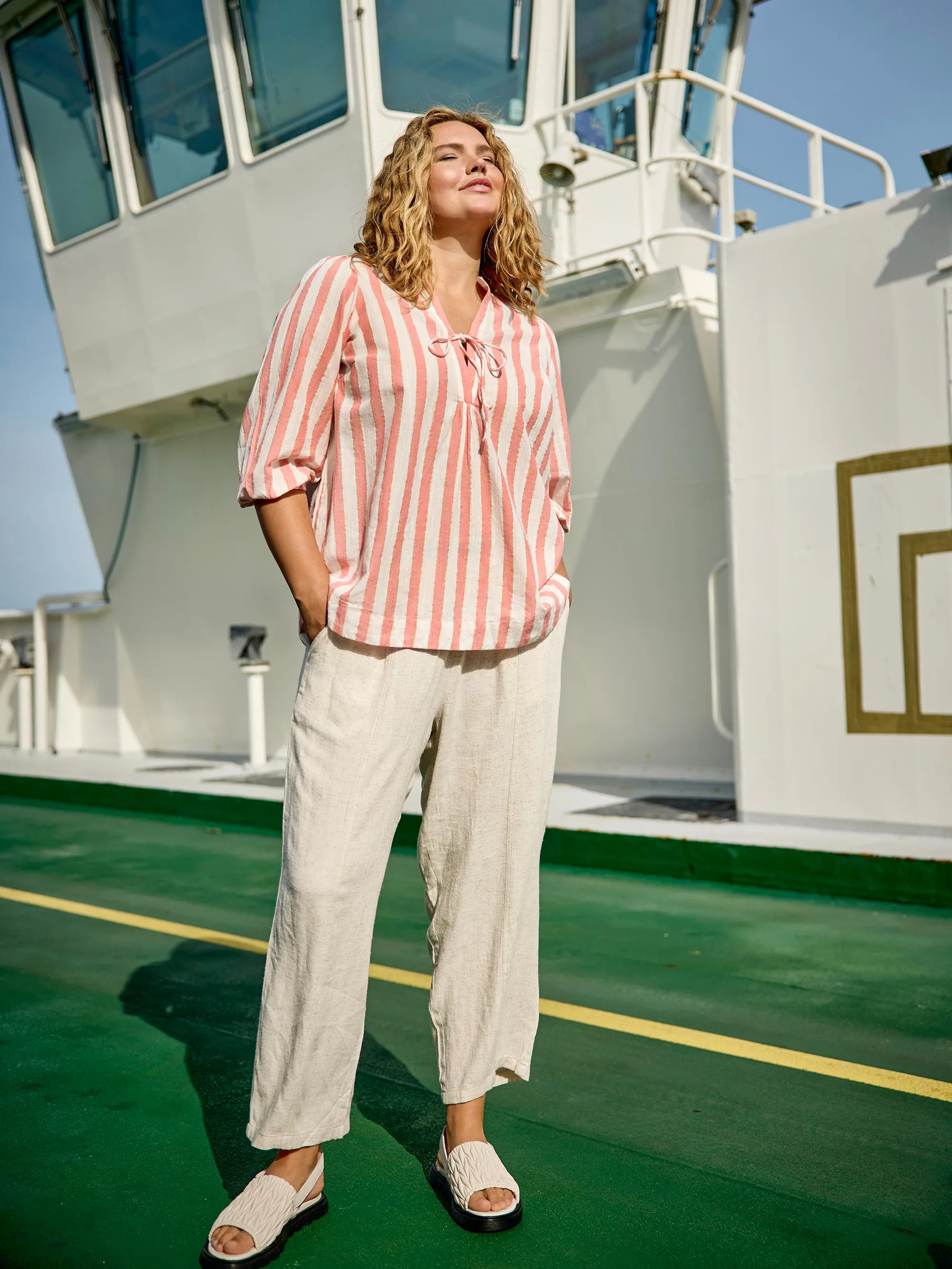 ALMA BLOUSE - Peach Blossom