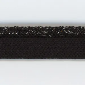 Antique Metallic Piping #9 Black Silver