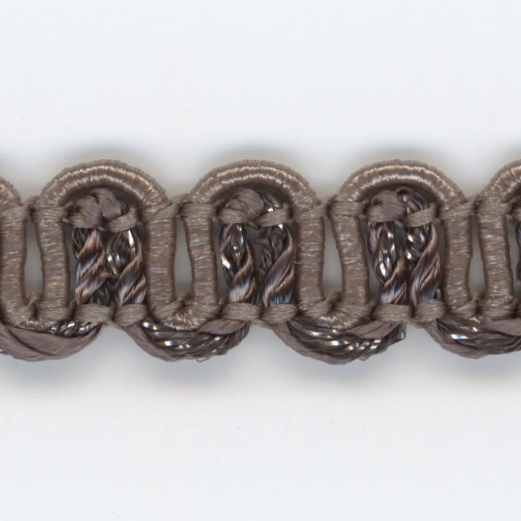 Antique Metallic Trimming Braid #134 Dark Olive