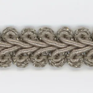 Antique Metallic Trimming Braid #162 Cream Khaki