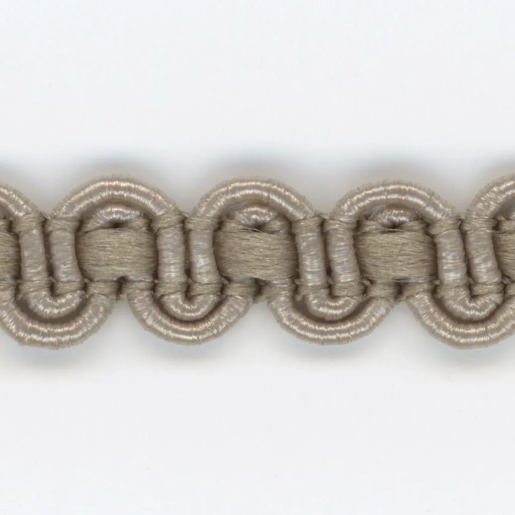 Antique Metallic Trimming Braid #162 Cream Khaki