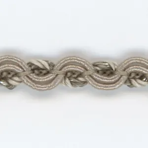 Antique Metallic Trimming Braid #162 Cream Khaki