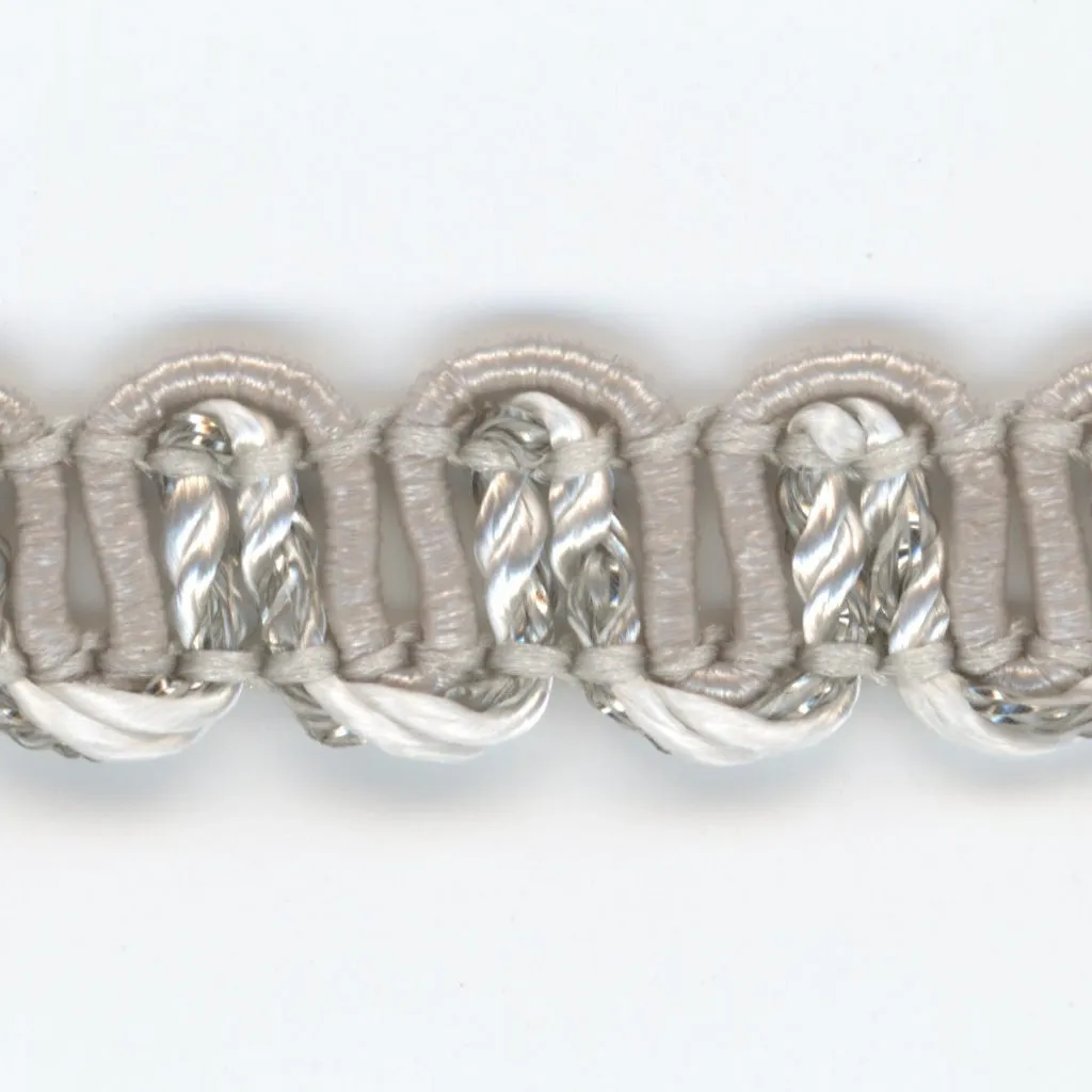 Antique Metallic Trimming Braid #48 Silver