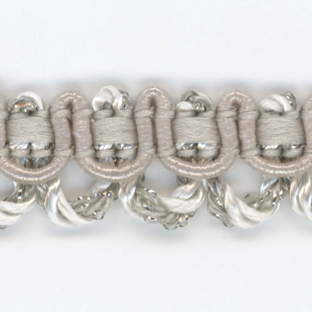 Antique Metallic Trimming Braid #48 Silver