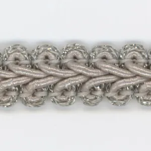 Antique Metallic Trimming Braid #48 Silver