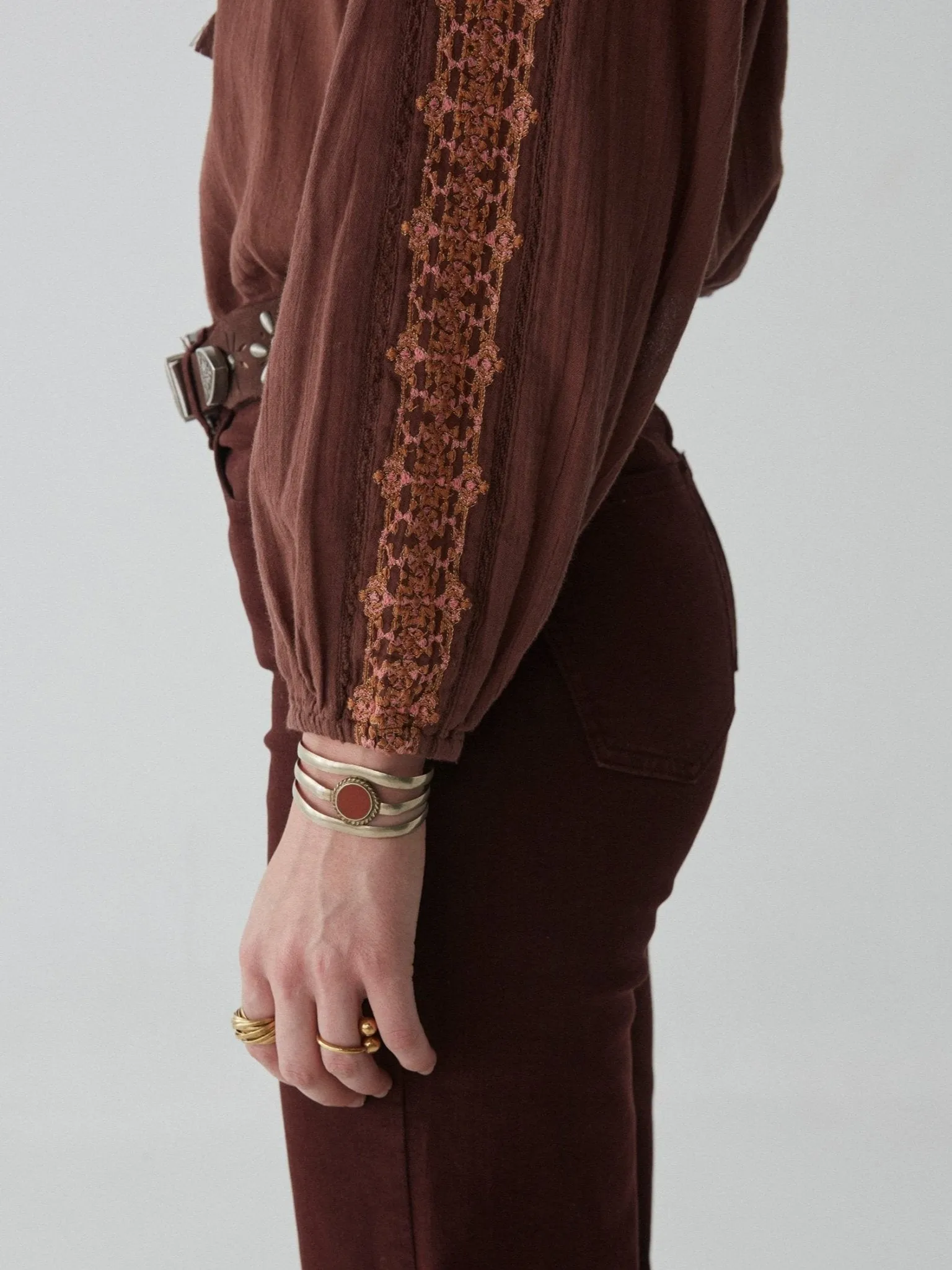 Audrey Blouse - Yorkshire Cocoa