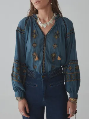 Audrey Dipinto Blouse