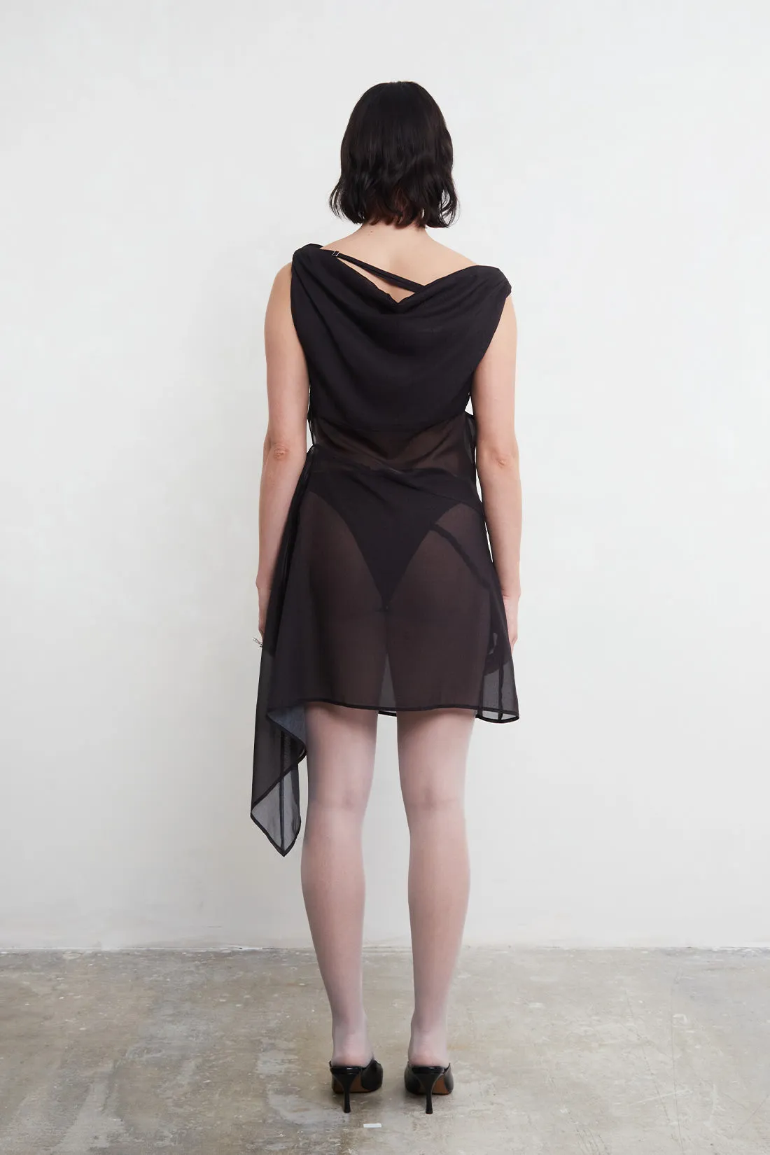 Awen Dress in Brown