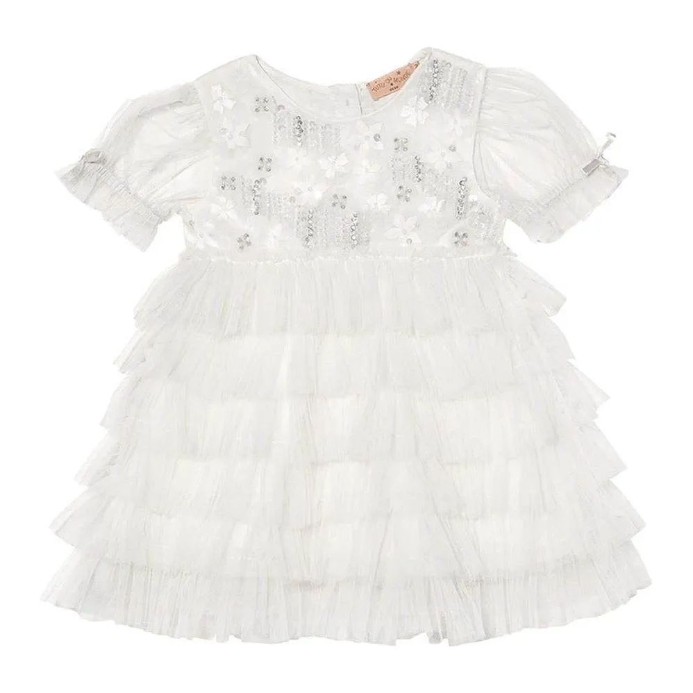 Bebe Dreamscape Tulle Dress