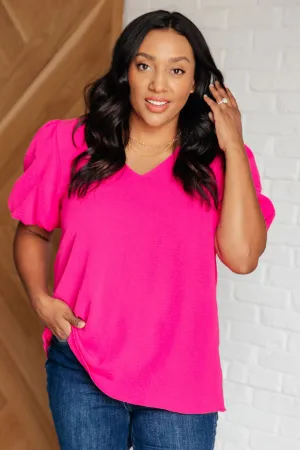 Belong Together Puff Sleeve Blouse - 4/14