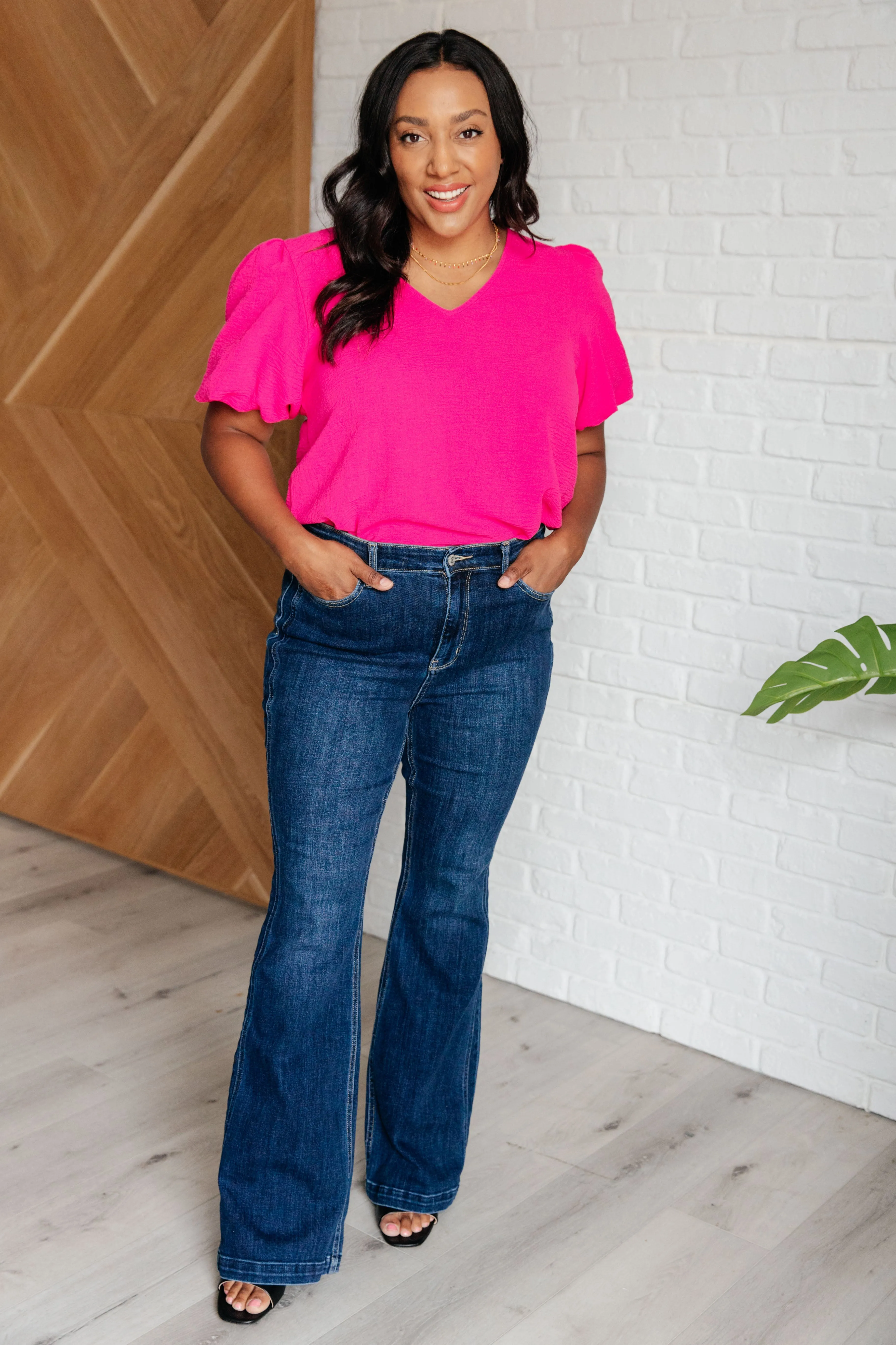 Belong Together Puff Sleeve Blouse - 4/14