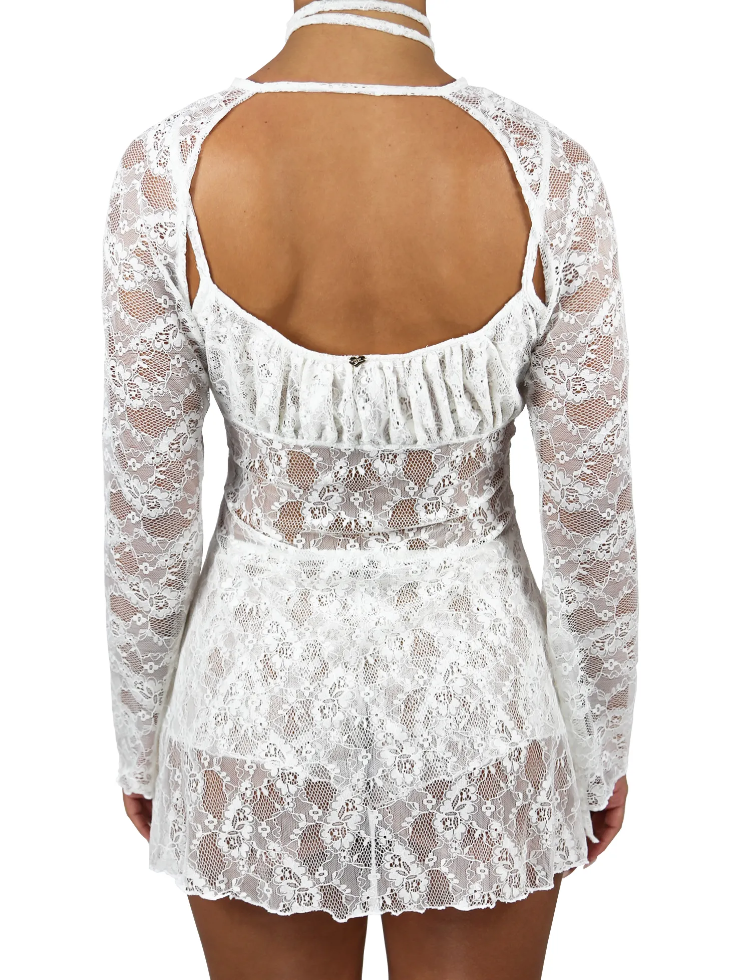 Bisou Bell-Sleeved Bolero │ Ivory Lace