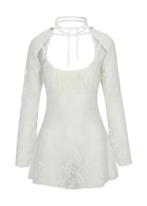 Bisou Bell-Sleeved Bolero │ Ivory Lace