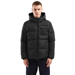 Black Nylon Men Jacket