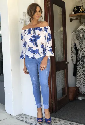 Blue Lily Top