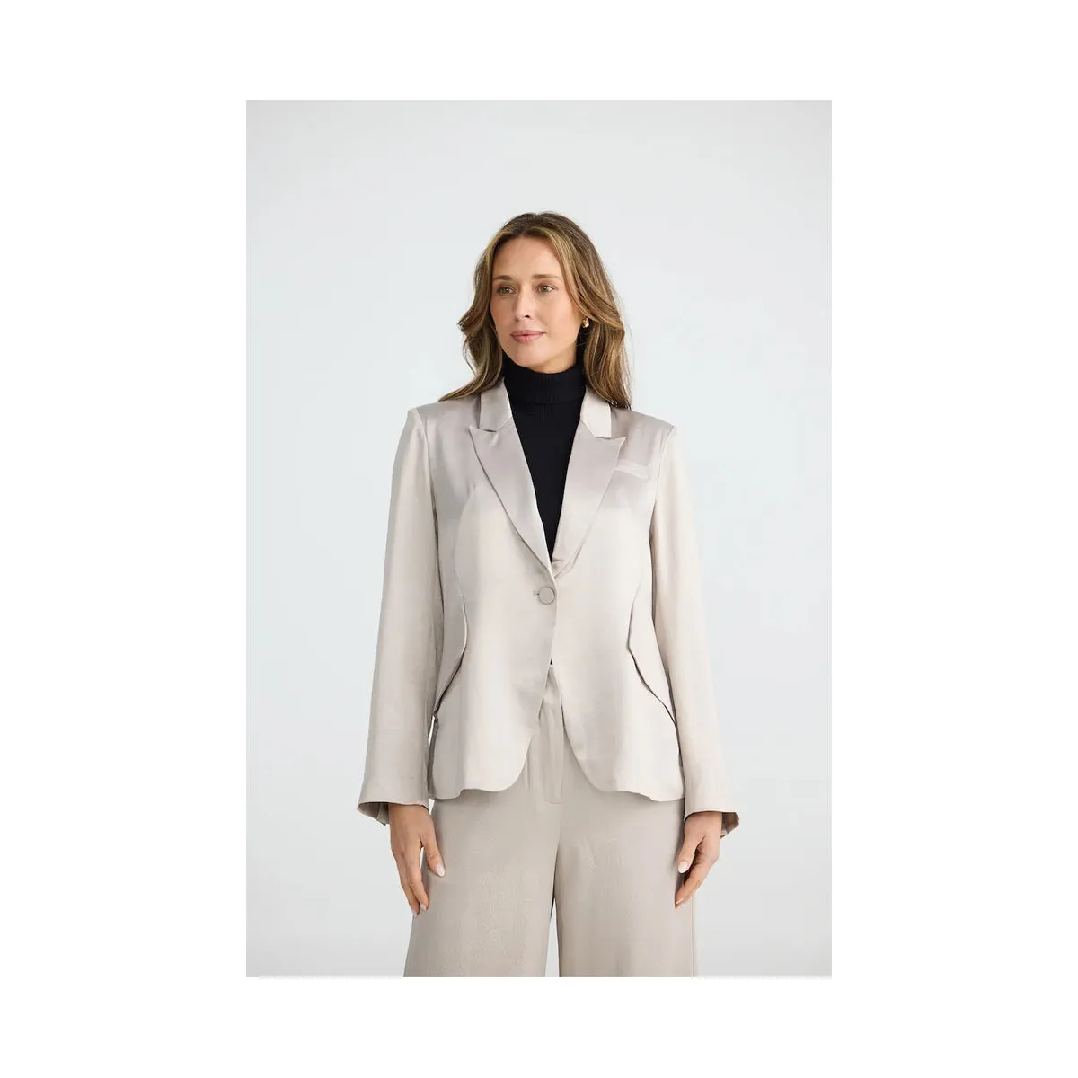 Brave & True -  Ritz Blazer - Champagne
