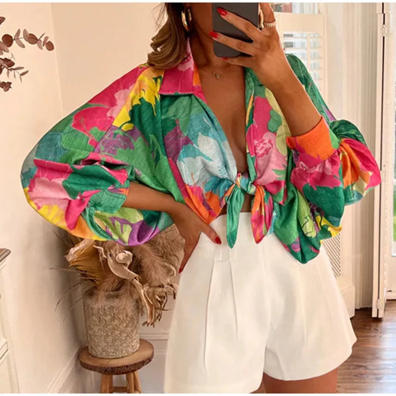 Britten® | Elegant Patchwork Blouses With Print For Women