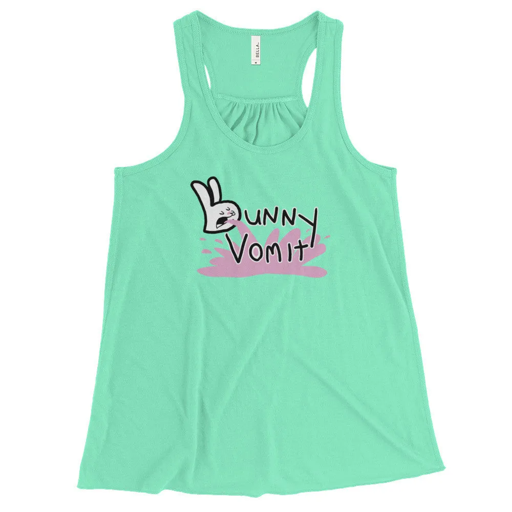 Bunny Vomit Logo Racerback Tank Top