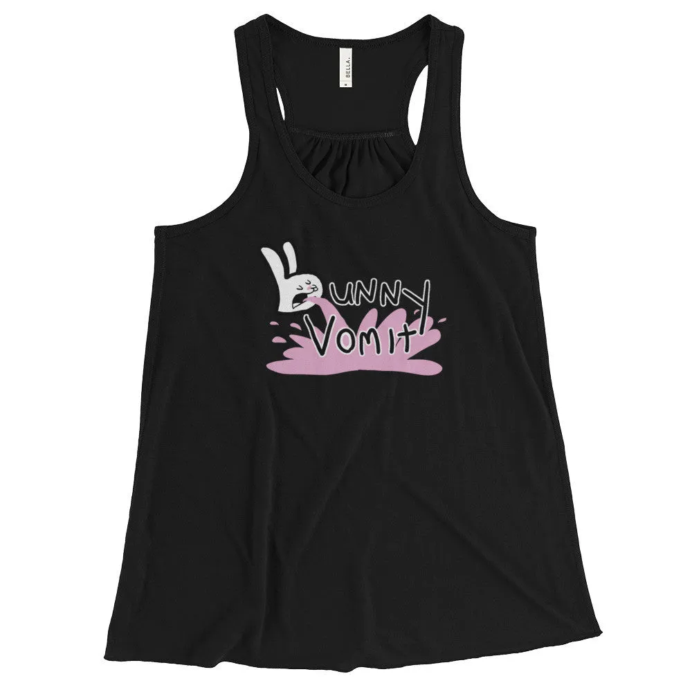 Bunny Vomit Logo Racerback Tank Top