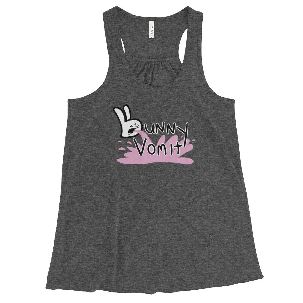 Bunny Vomit Logo Racerback Tank Top