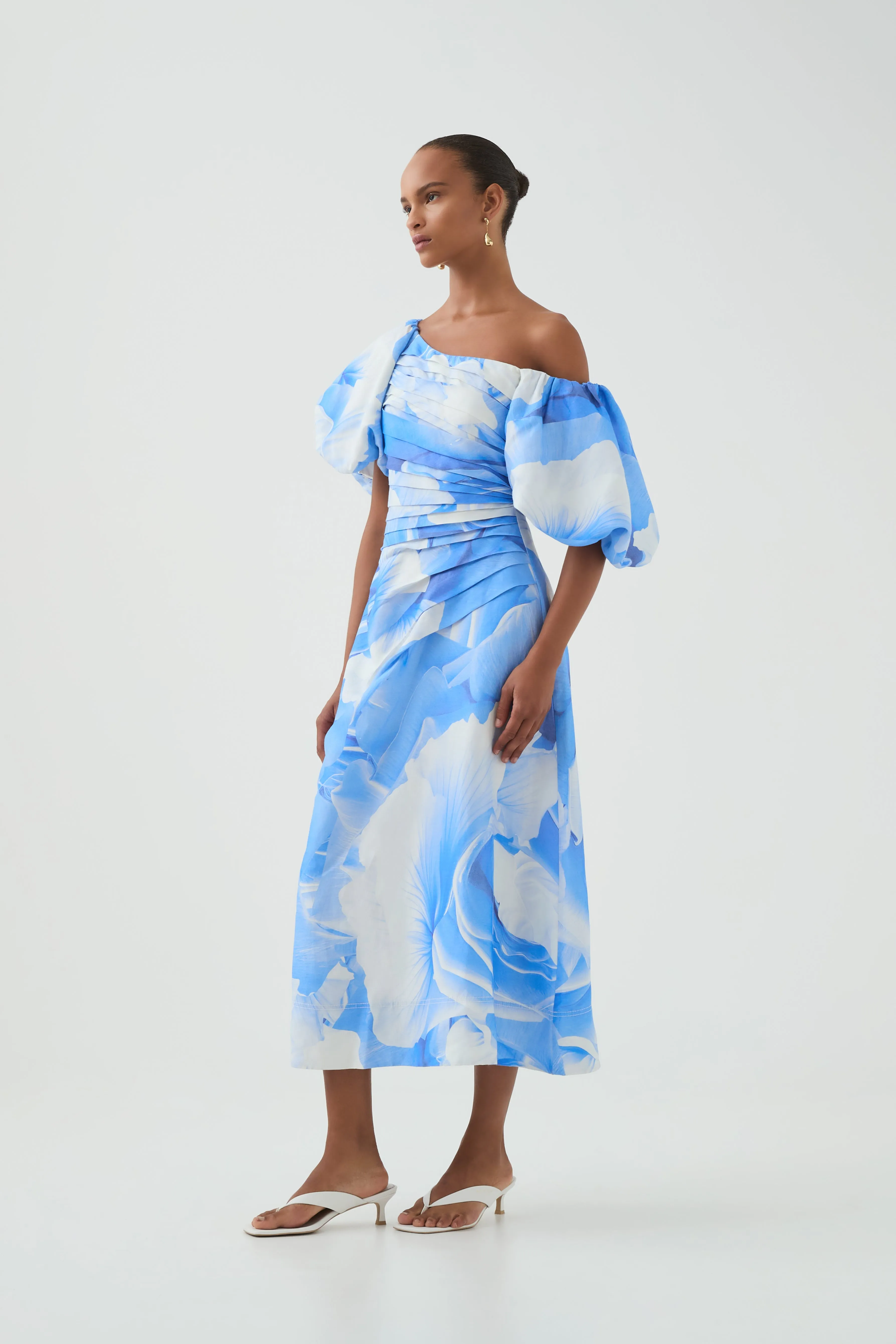 Cadence Ruched Midi Dress