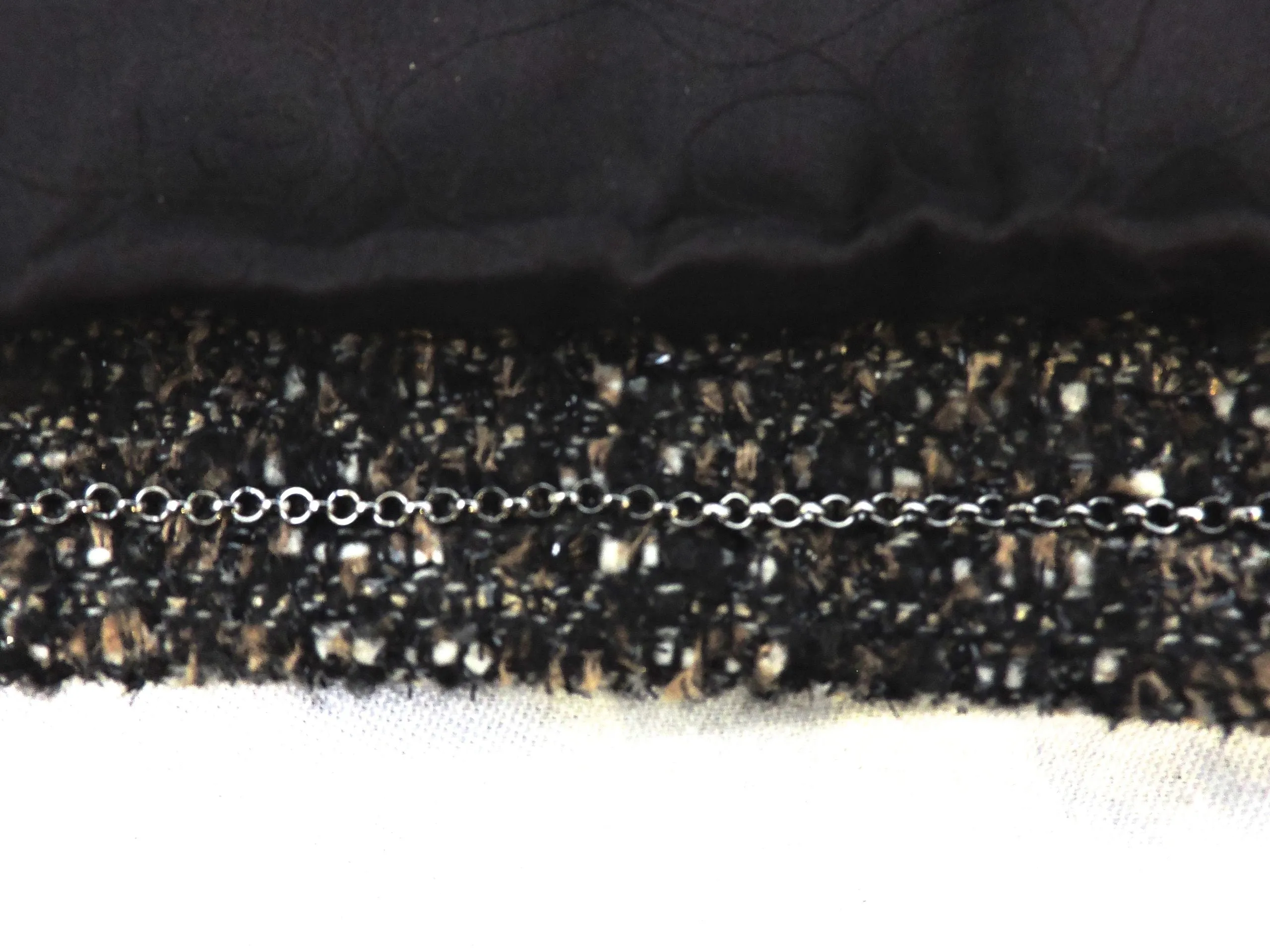 Chanel Metallic Bouclé Jacket Size 42 Fr / M / 10 Us