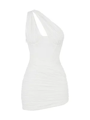 Clementine White Cutout Mini Dress