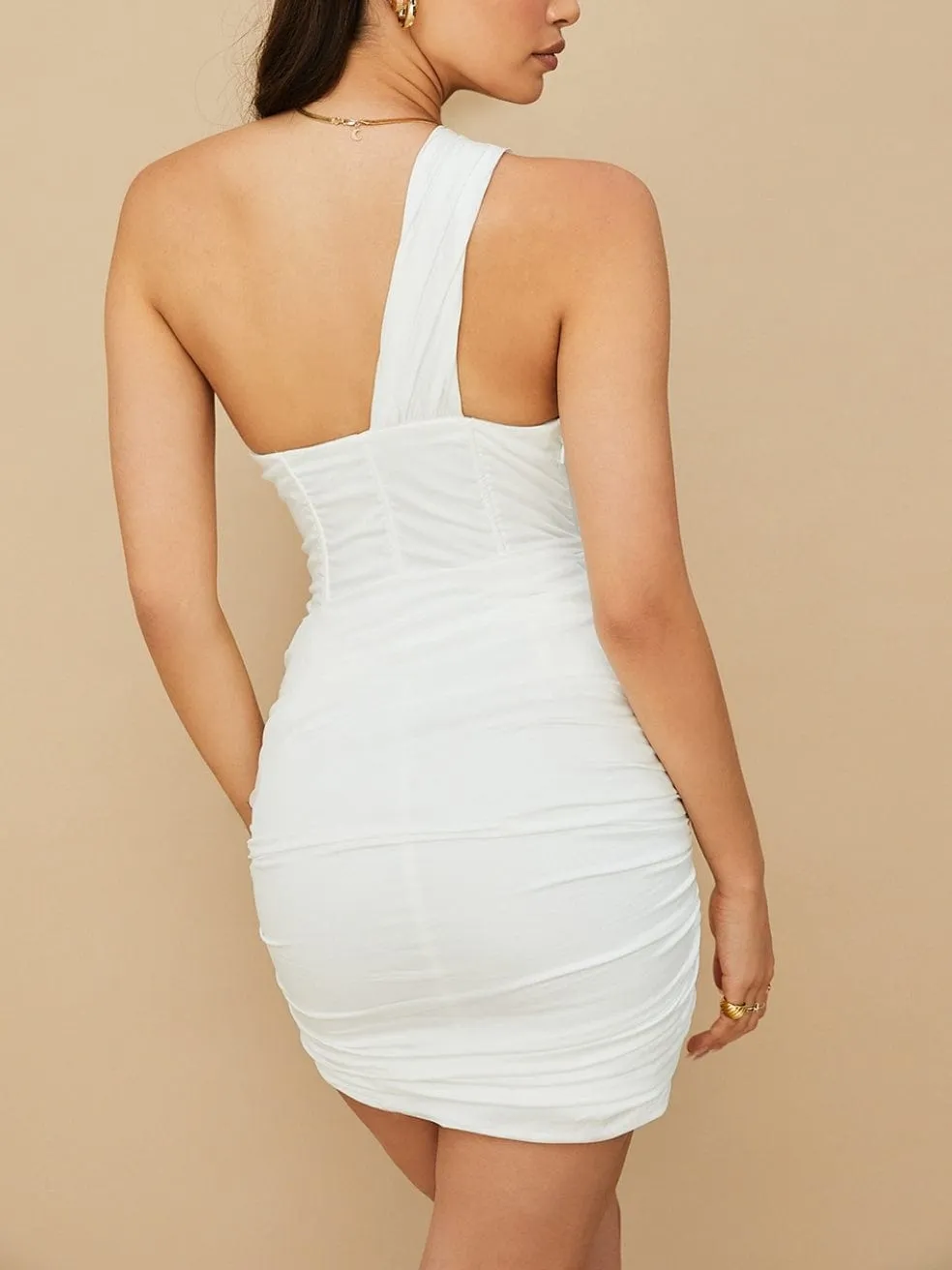 Clementine White Cutout Mini Dress