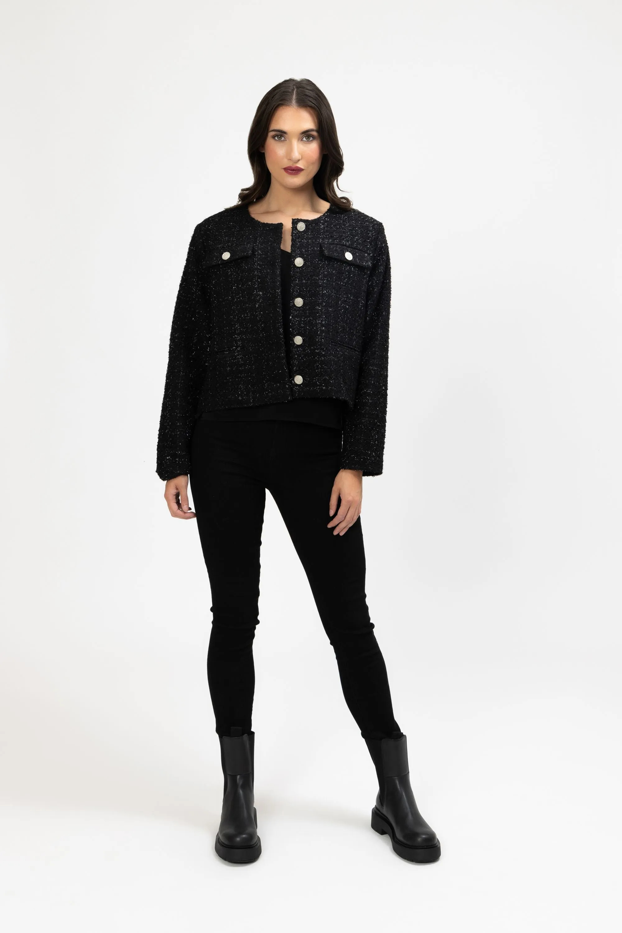 Coco Jacket - Black Texture