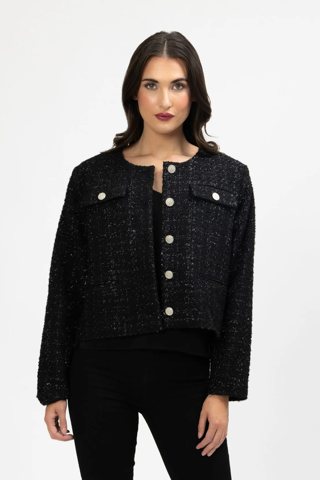 Coco Jacket - Black Texture