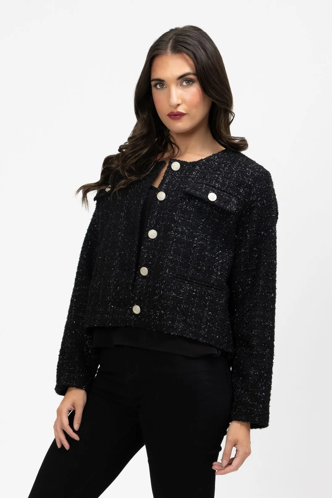 Coco Jacket - Black Texture