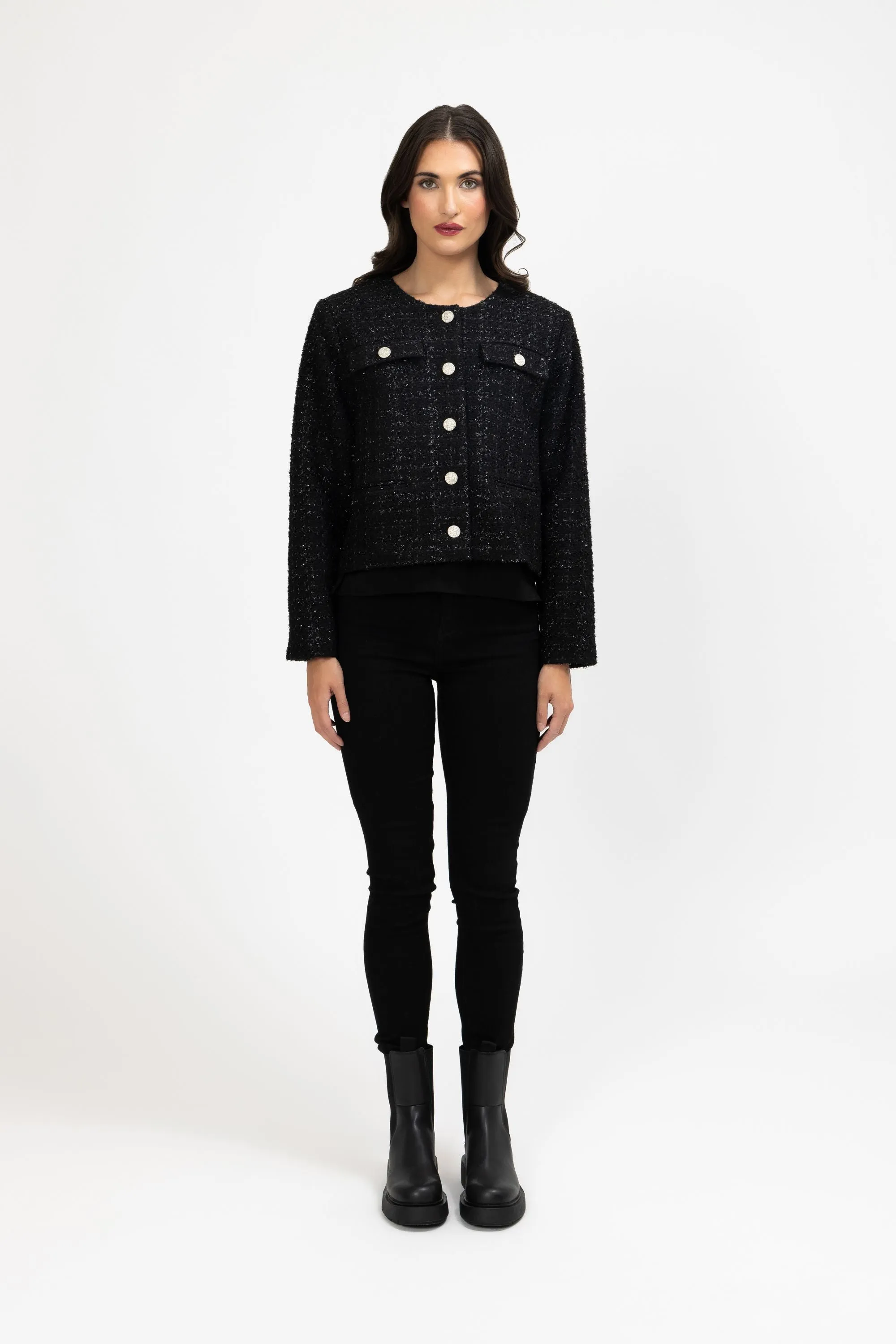 Coco Jacket - Black Texture