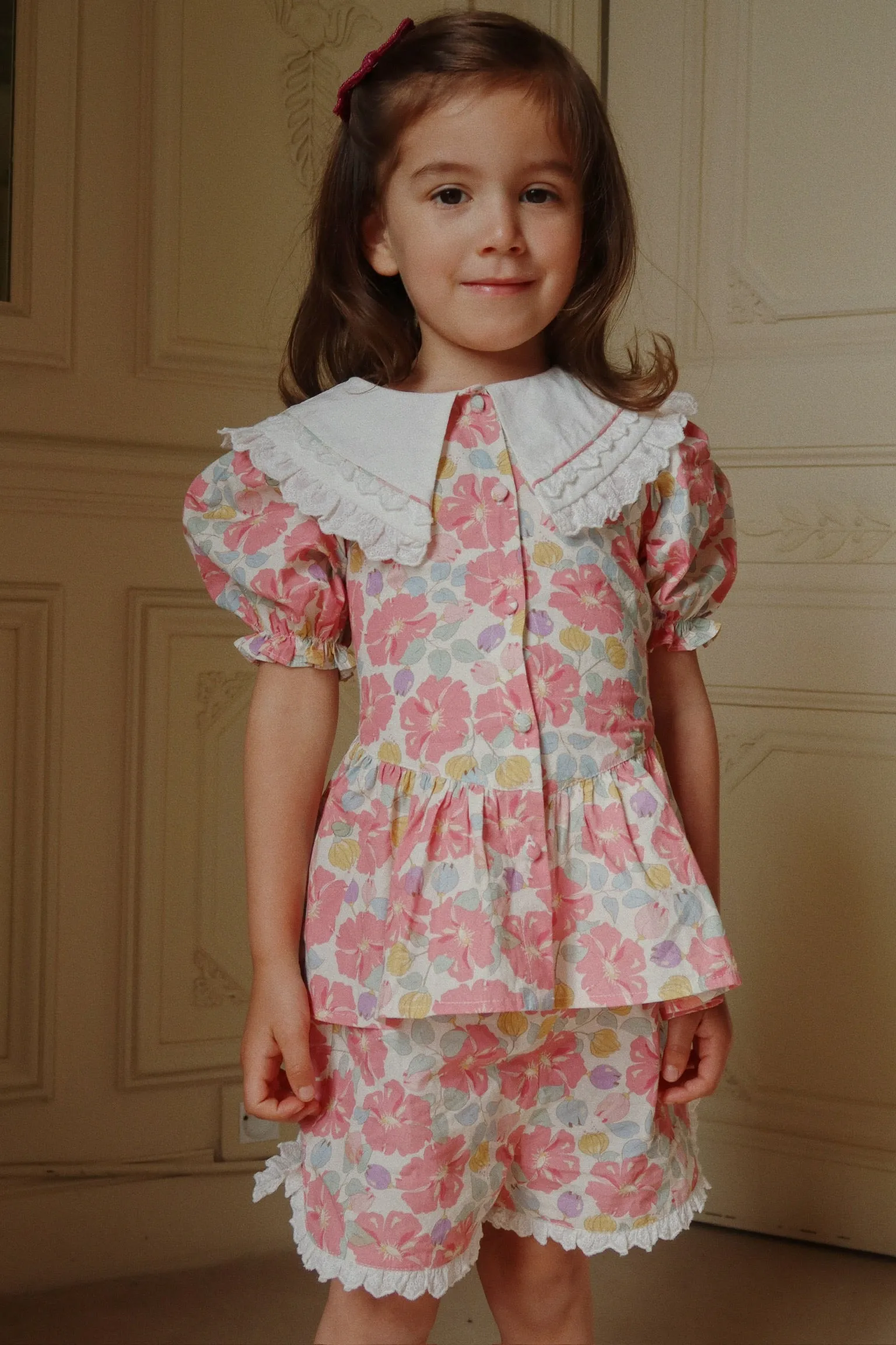 COEUR COLLAR SHIRT GOTS - fleur anglaise