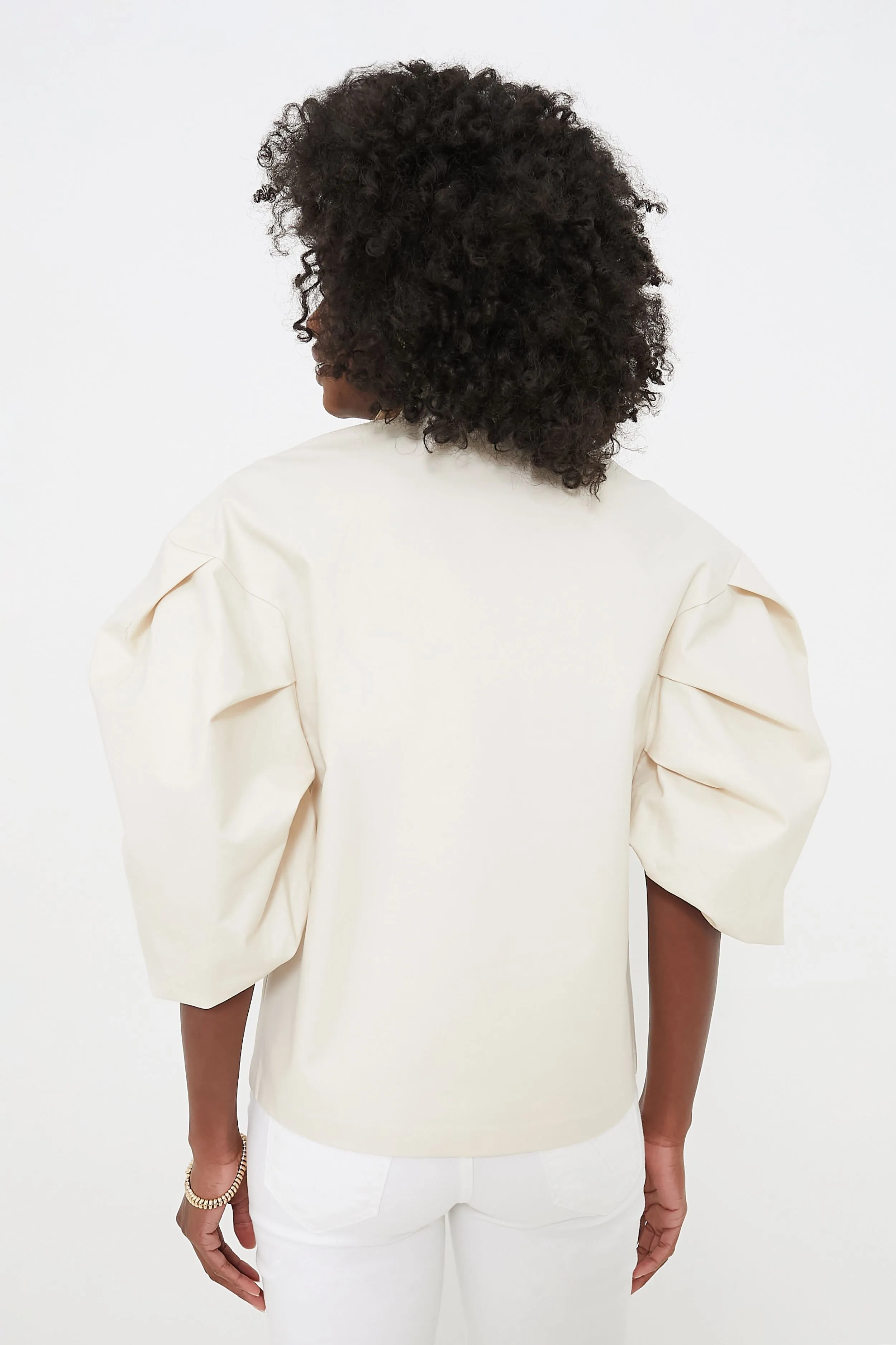 Cream Sady Top