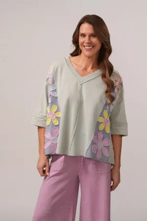Cute as a Daisy Mineral Washed Top
