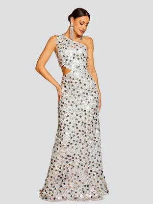 Cutout Sequin Mermaid Dress RJ10927