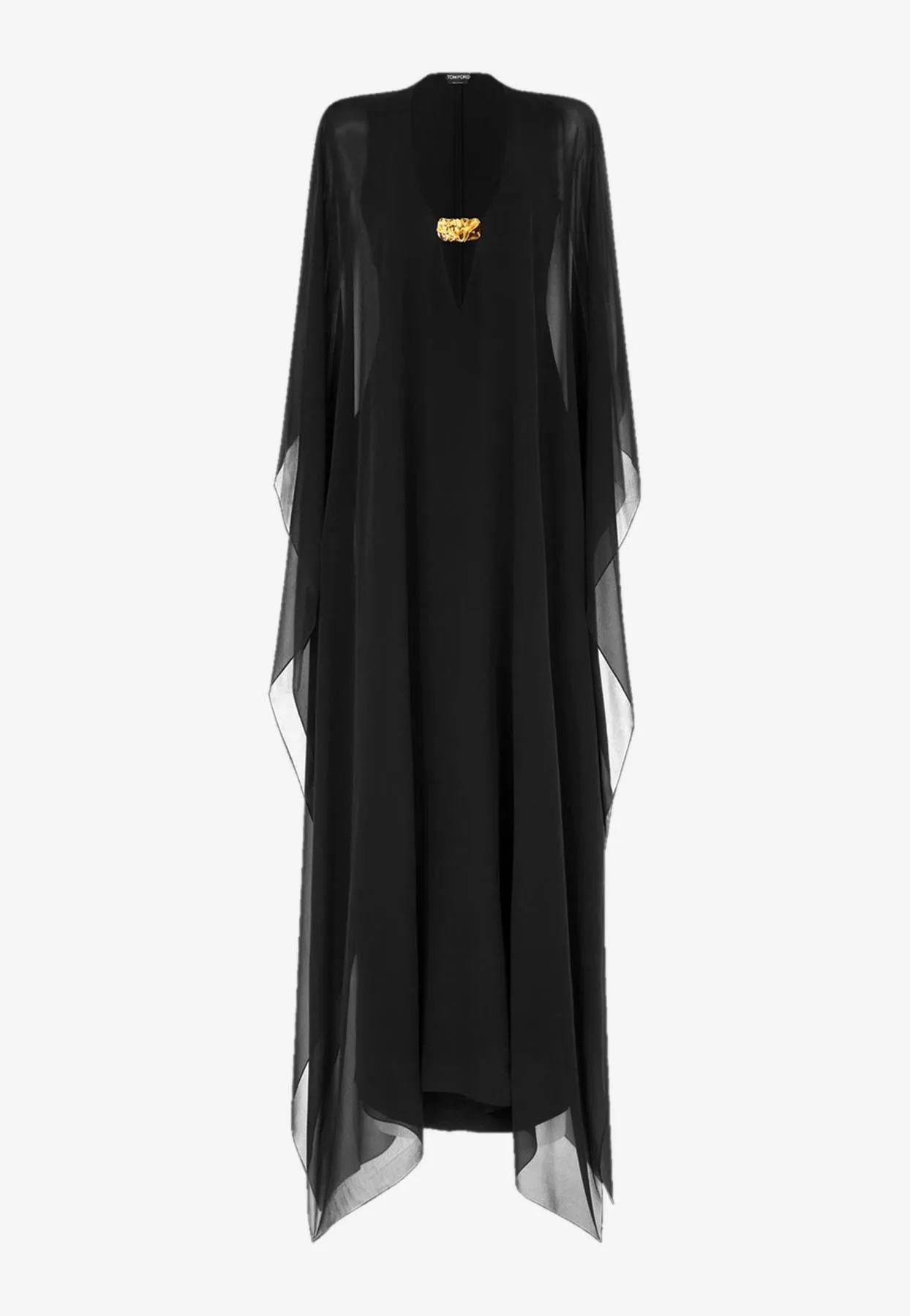 Deep V-neck Maxi Kaftan