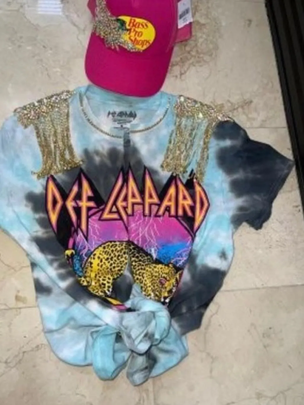 Def Leppard Baddie Tassel Shirt