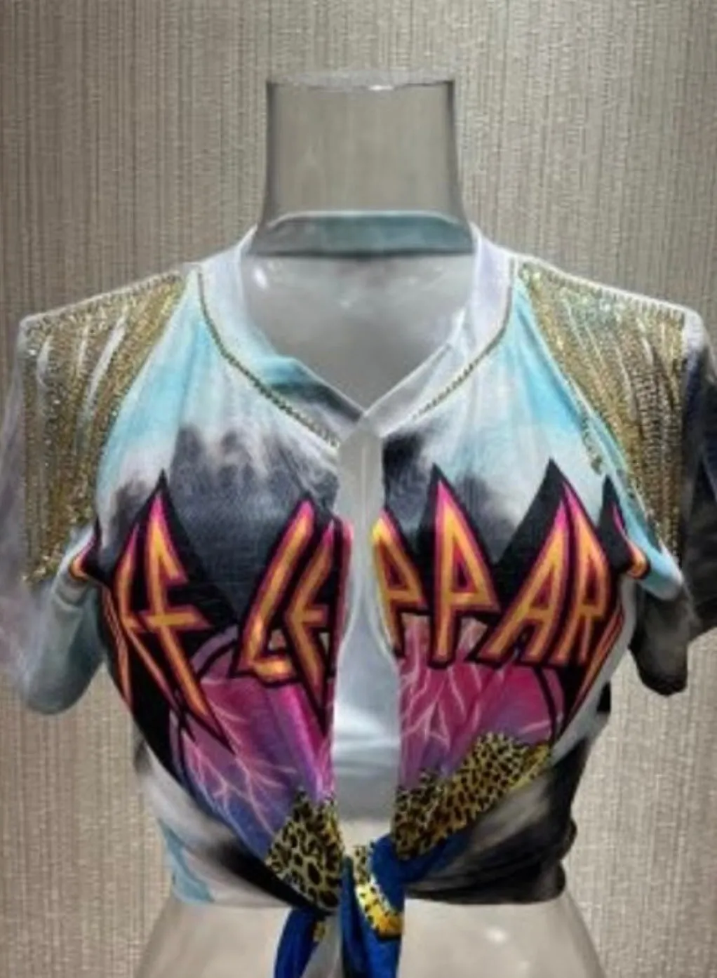 Def Leppard Baddie Tassel Shirt