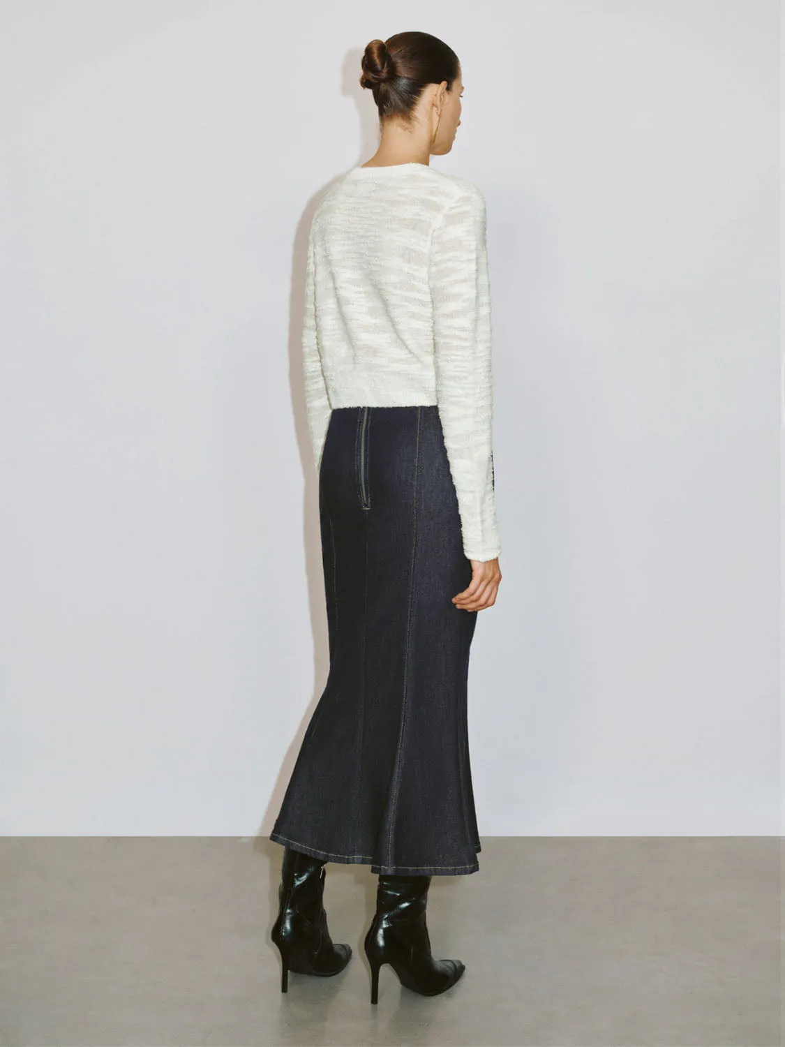 Denim Fishtail Skirts