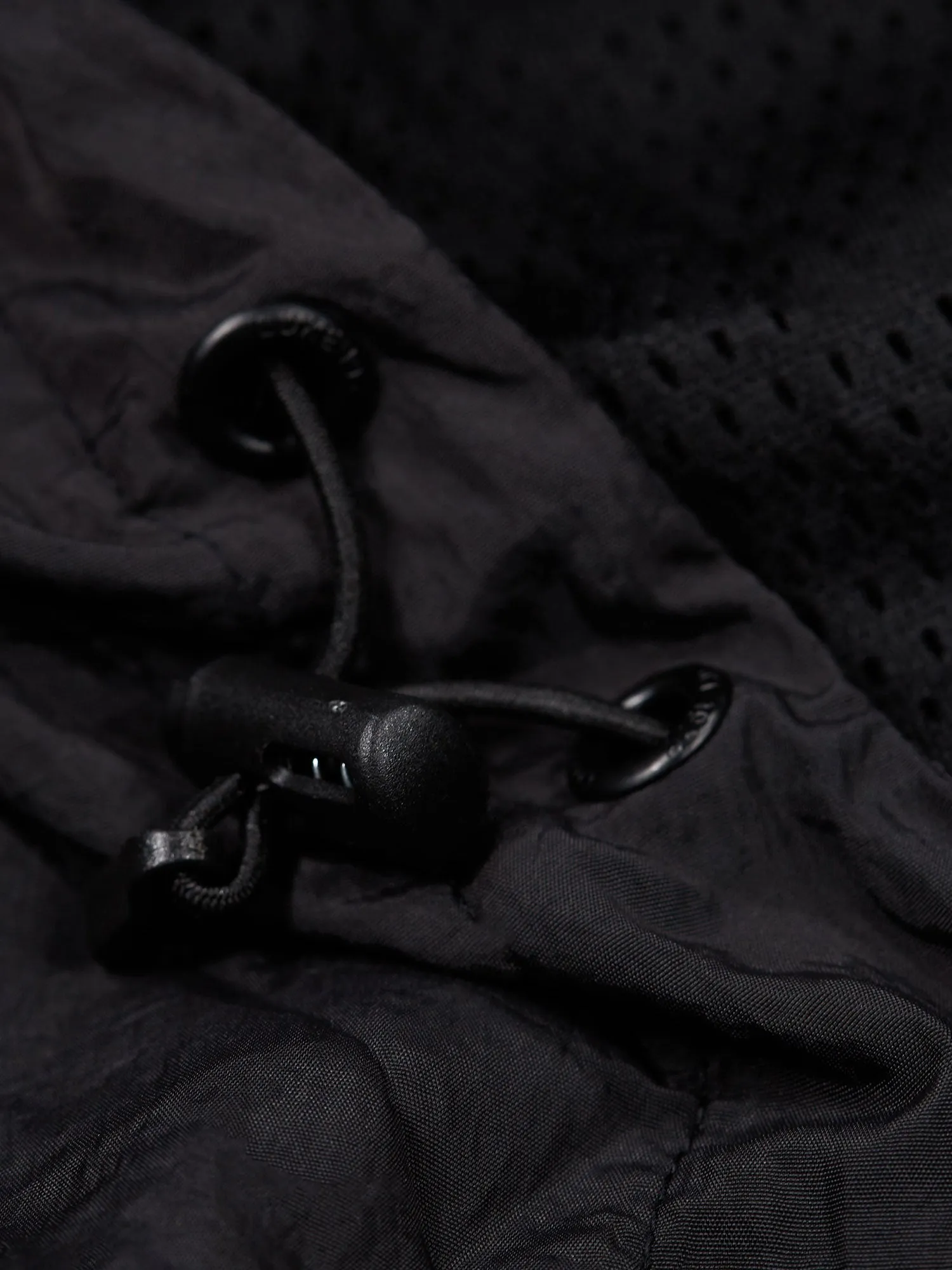 DENVER CRINKLED NYLON HOODED JACKET
